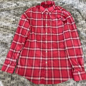 Brooks Brothers Long Sleeve Plaid Dress Shirt Size Small